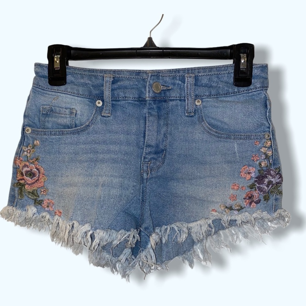 Mossimo Supply CO high rise shorts 0/25 floral